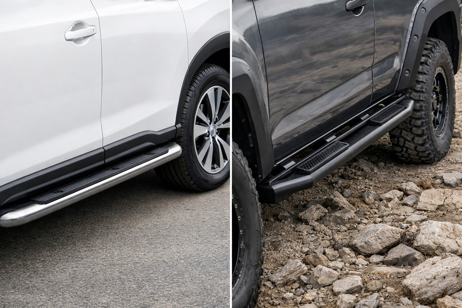 Side steps or rock sliders: What’s better for a daily driver