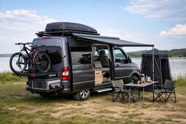 Upgrade package for a van set up for touring trips Photo 1