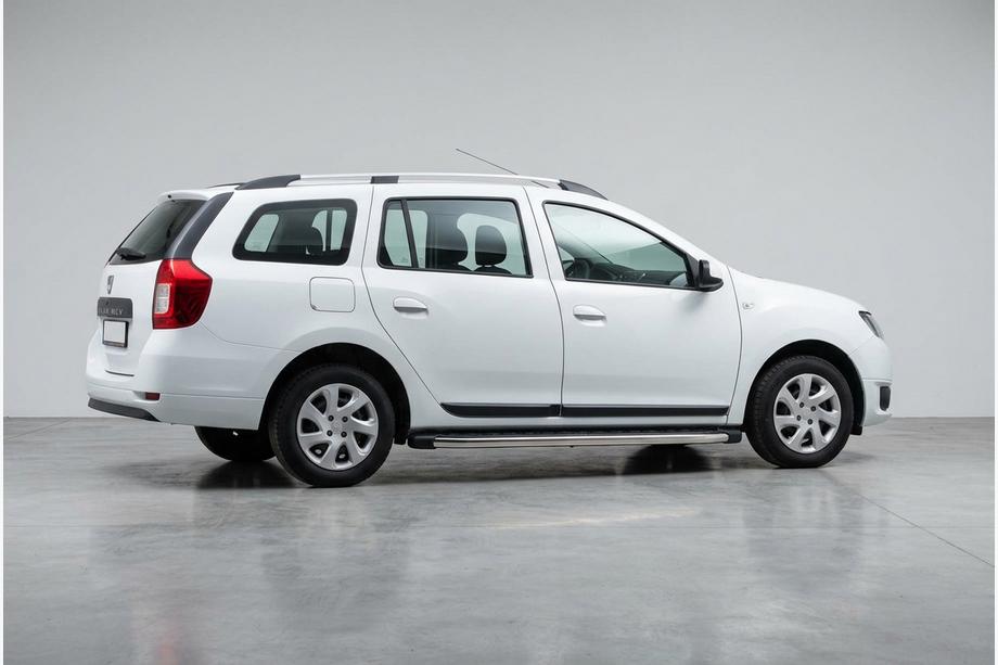 Renault Logan MCV 2013-2022 Side Steps BlackLine (2 pcs, Aluminum) Image