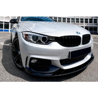 Front lip spoiler MP-Style (for M-Sport, gloss black) BMW 4 Series F32/F33/F36 2012-2020 photo 4