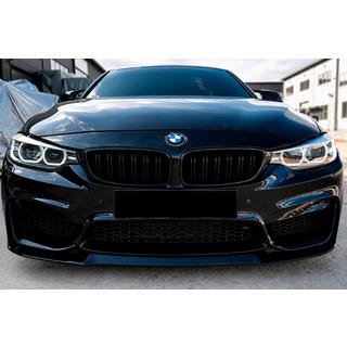 CS-Style Front Bumper Lip (for M4, Gloss Black) BMW 4 Series F32/F33/F36 2012-2020 photo 3