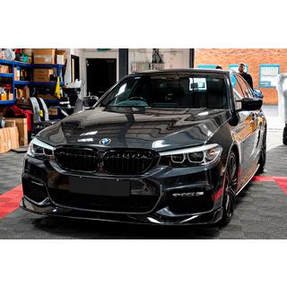Front bumper lip spoiler AC-Style (for M-Sport 2017-2020, ABS) BMW 5 Series G30/G31 2017–2023 photo 1