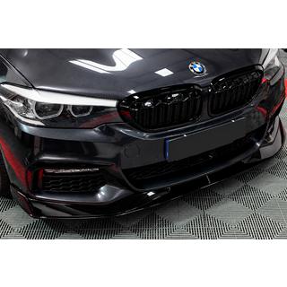 Front bumper lip spoiler AC-Style (for M-Sport 2017-2020, ABS) BMW 5 Series G30/G31 2017–2023 photo 4