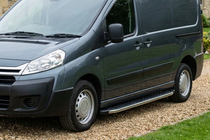 Citroen Jumpy 2007–2017 Side Steps BlackLine (2 pcs, Aluminum) Short Wheelbase photo 1