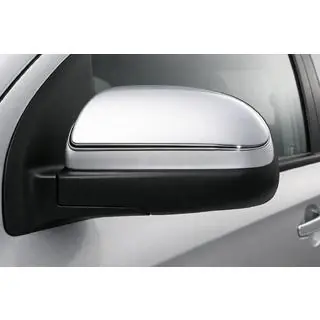 Mirror Covers (2 pcs, Stainless Steel)