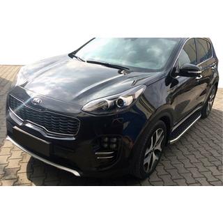 Side Steps BlackLine (2 pcs, Aluminum) Kia Sportage 2010-2015 photo 1