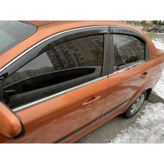 Lower window trim stainless steel (4 pcs)