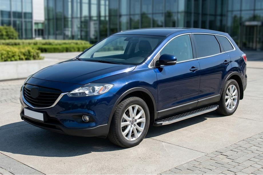 Mazda CX-9 2007-2016 Side Steps BlackLine (2 pcs, Aluminum) Image