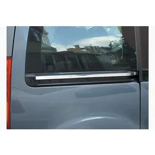 Chrome moldings for sliding doors (2 pcs, stainless steel) photo 1