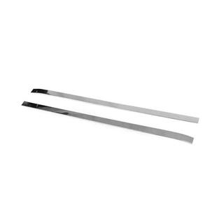 Chrome moldings for sliding doors (2 pcs, stainless steel) Citroen Berlingo 2008-2018 photo 3