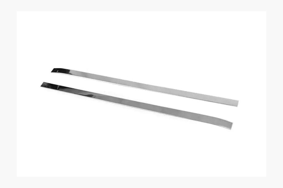 Citroen Berlingo 2008-2018 Chrome moldings for sliding doors (2 pcs, stainless steel) Photo 3