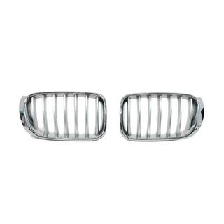 1Bar kidney grilles (2014-2018, grey with chrome trim) BMW X3 F25 2011-2018 photo 2