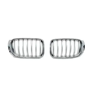 1Bar kidney grilles (2014-2018, grey with chrome trim) photo 2
