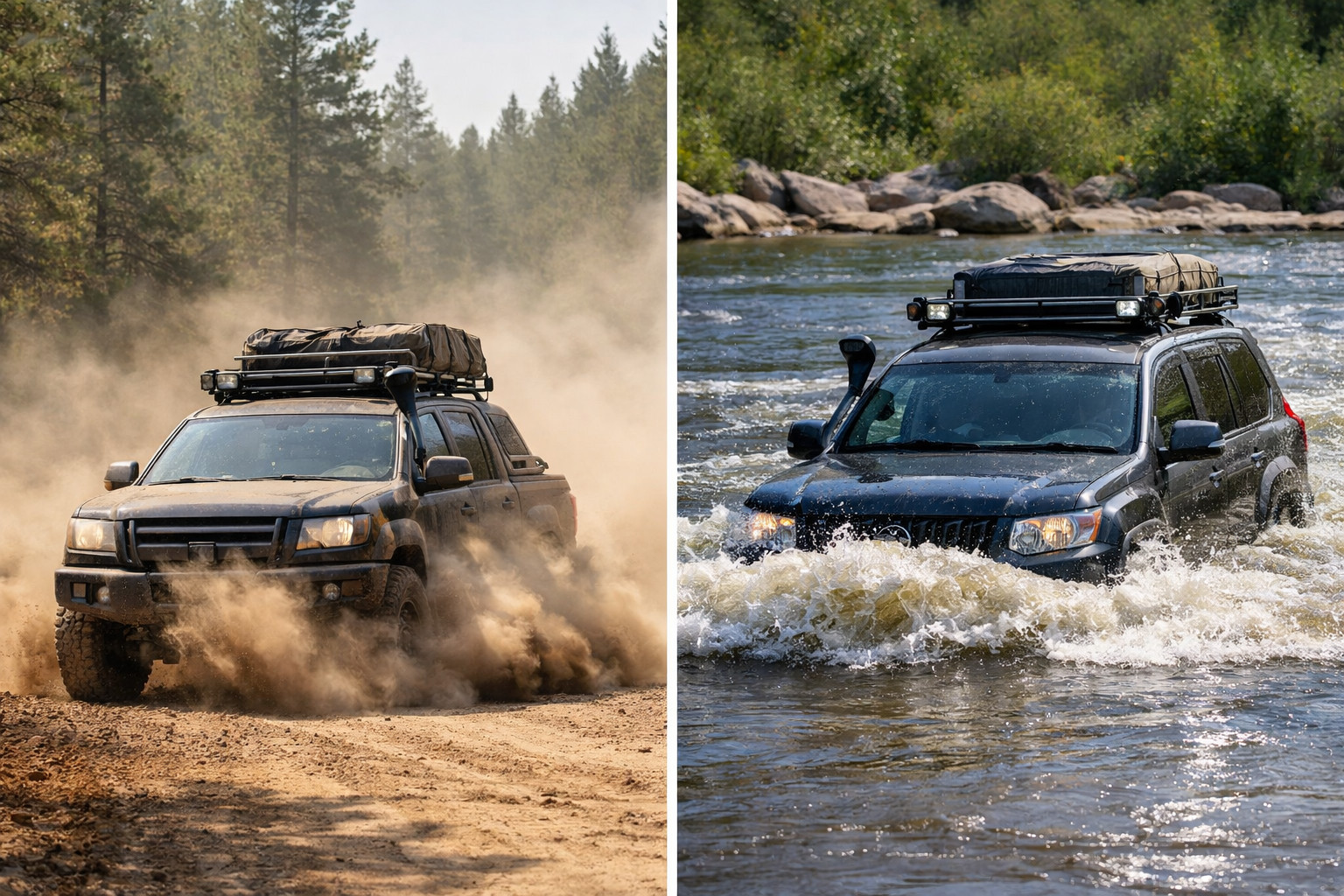 Snorkel for dust or for water crossings: who really benefits?