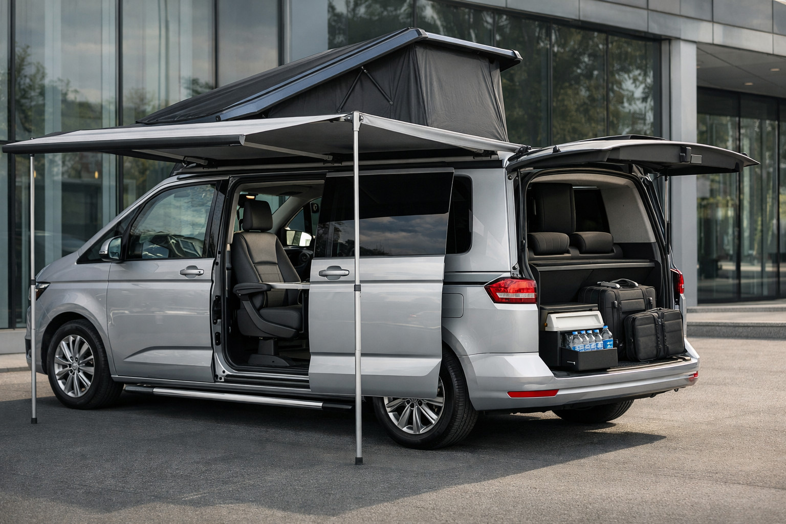 Volkswagen Caravelle T7 upgrade package for business and passengers