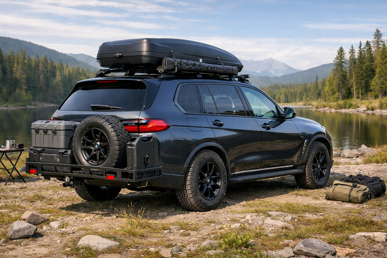 What to add to the BMW X7 G07 for outdoor trips and roof cargo