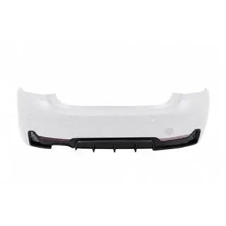 Rear diffuser for single-side dual exhaust (for M-Sport, ABS) BMW 4 Series F32/F33/F36 2012-2020 photo 2