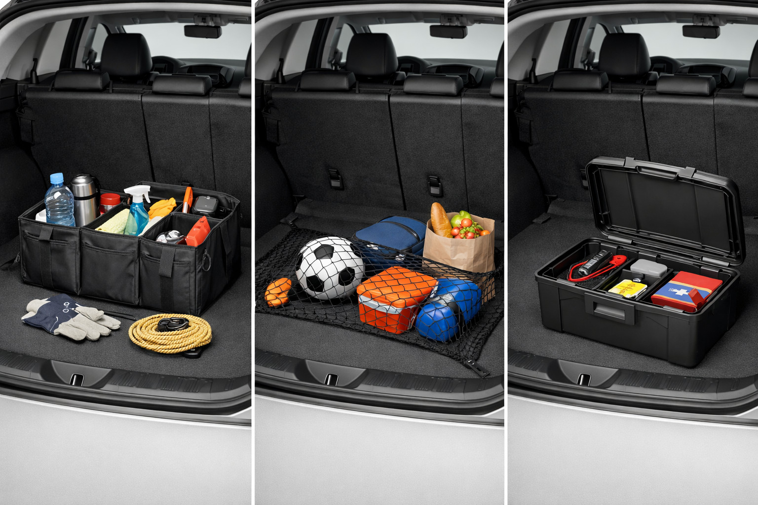 What’s better for your trunk: organizer, net or cargo box?