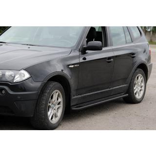 Side steps KB001 Black (stainless steel) BMW X3 E83 2003-2010 photo 1