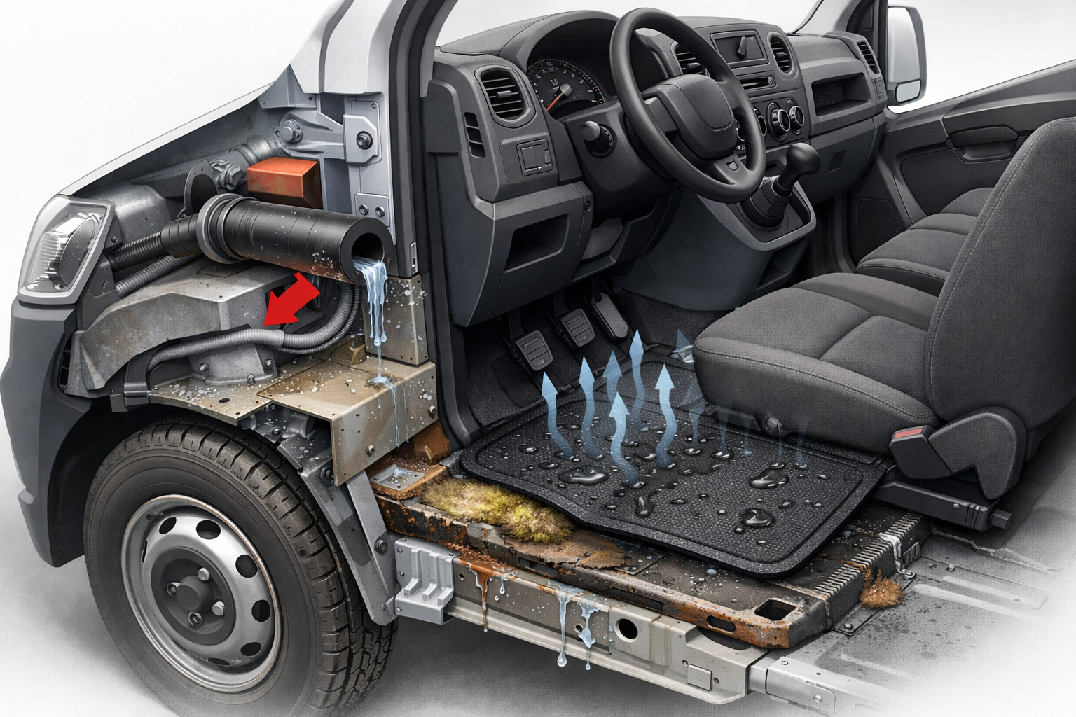 Why Renault Master mats don’t dry out after every trip