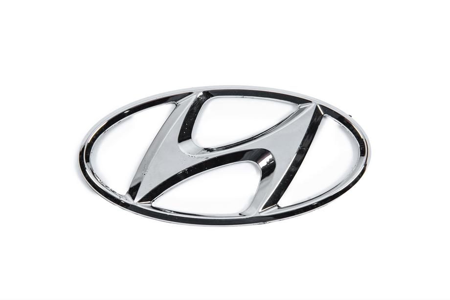 Hyundai Emblem badge (self-adhesive, 115×57 mm) Image