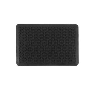 Rubber heel pad for car mats (no mounting plate for self-tapping screw, black) photo 1