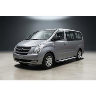 Side Steps Allmond Grey (2 pcs, Aluminum) Hyundai H300, H1, Starex 2008-2020 photo 1
