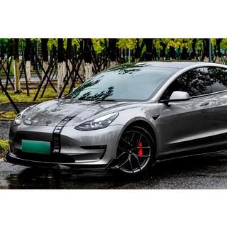 Front bumper lip spoiler Lip Turbo (for 2017–2023) photo 3