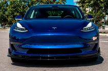 Tesla Model 3 2017- Front bumper lip spoiler Lip Fast (for 2017-2023) photo 10