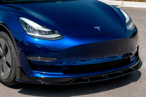 Tesla Model 3 2017- Front bumper lip spoiler Lip Fast (for 2017-2023) photo 3