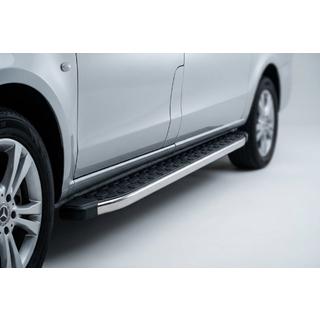 Side Steps BlackLine (2 pcs, aluminum) Mercedes Vito/V-class W447 2014-