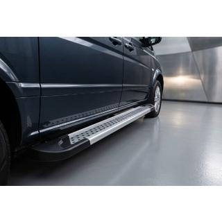 Side Steps New Vision Grey (2 pcs, Aluminum) Mercedes Vito/V-class W447 2014-