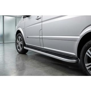 Side Steps Tayga Grey (2 pcs, Aluminum) Mercedes Viano 2004-2014