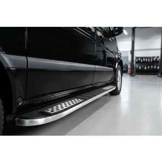 Side Steps Tayga V2 (2 pcs, Aluminum) Mercedes Viano 2004-2014