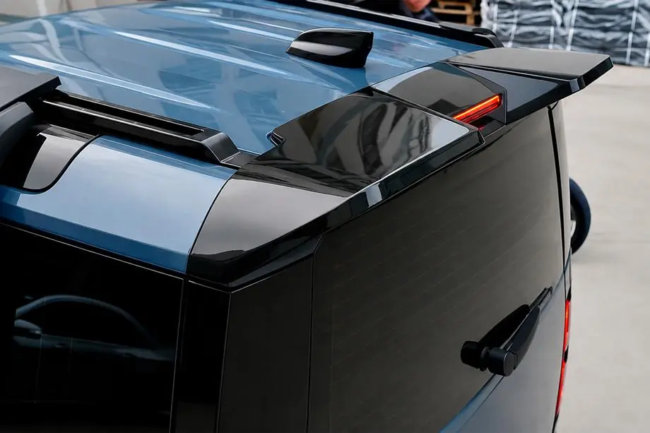 Land Rover Defender 2019- V2 Rear Spoiler (Black) Image