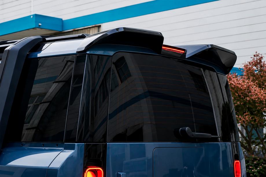 Land Rover Defender 2019- V2 Rear Spoiler (Black) Photo 3
