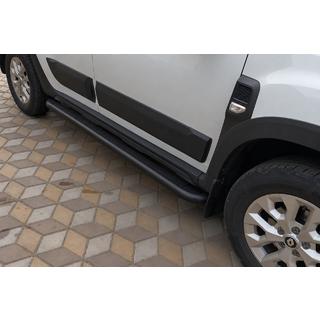 Premium Side Steps (2 pcs, stainless steel) Black photo 2