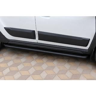 Premium Side Steps (2 pcs, stainless steel) Black photo 1