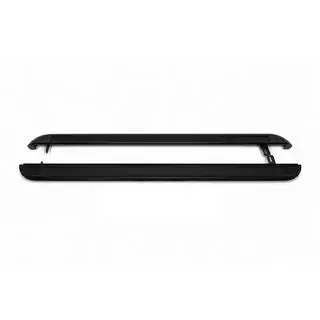 Premium Side Steps (2 pcs, stainless steel) Black photo 1