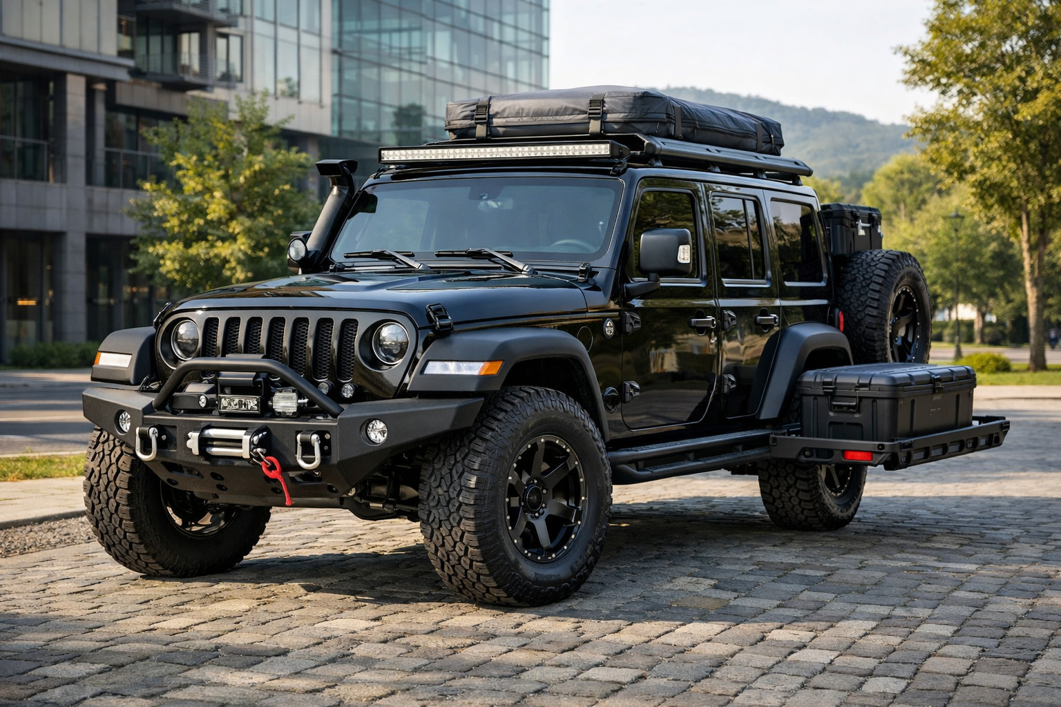 What to fit on a Jeep Wrangler 2018+ for city, stance and outdoor trips