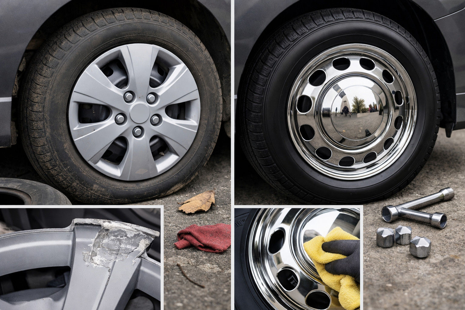 Plastic or stainless hubcaps: what’s better for daily driving