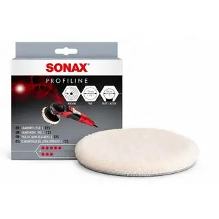 Polishing pad made of natural lambswool and polyester 125 mm Sonax photo 1