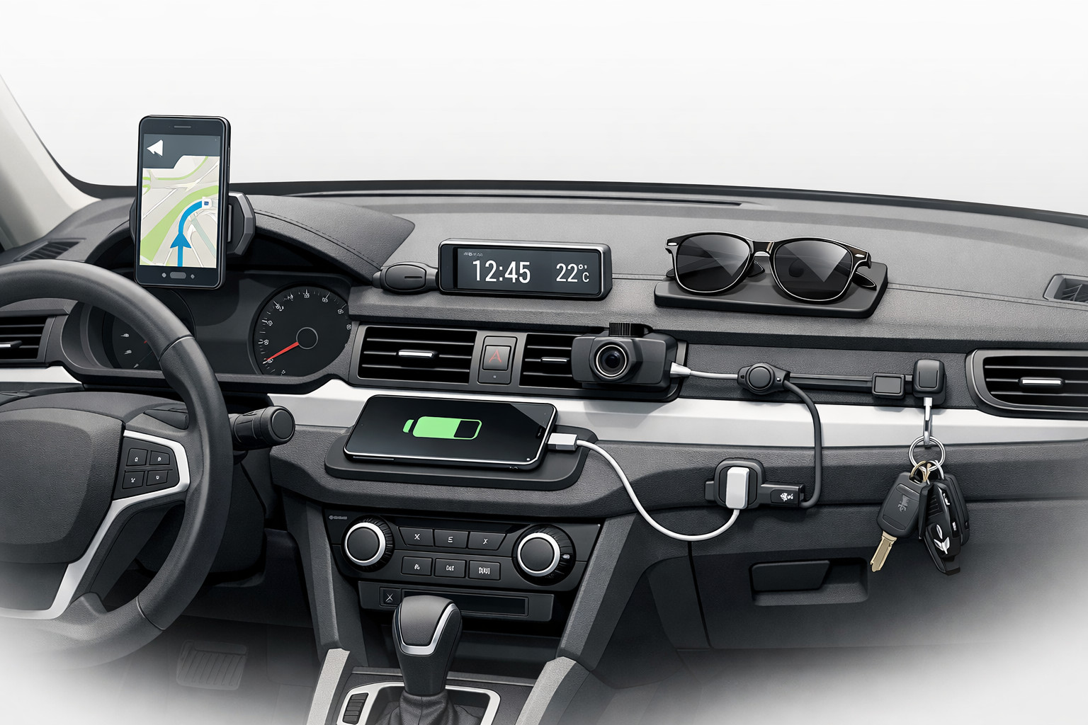 How to tidy up dashboard clutter without drilling or extra boxes
