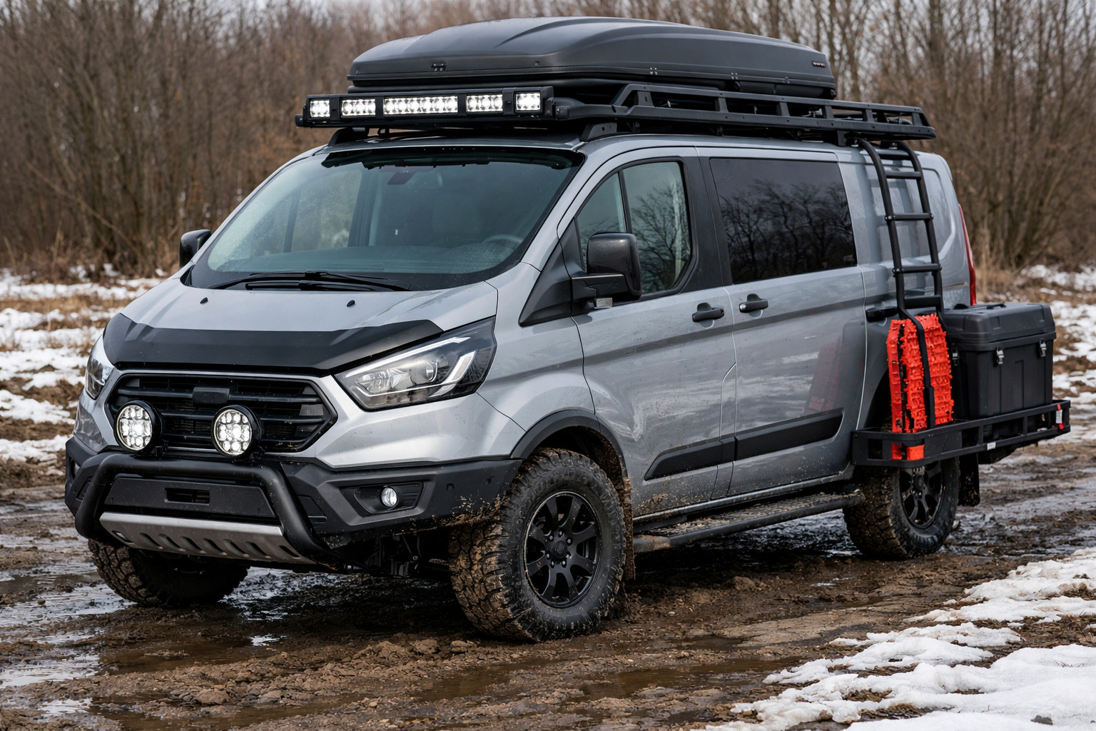 Ford Transit Custom upgrade pack for the muddy season