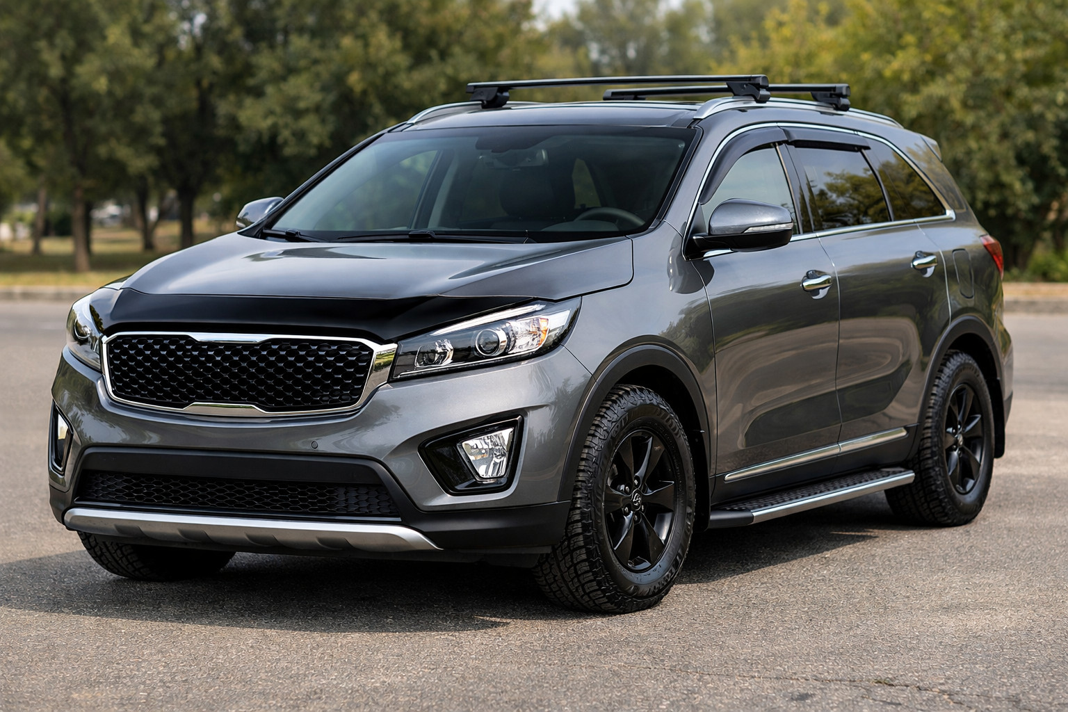 Starter upgrade: Kia Sorento III UM 2014-2020 for daily driving and light hood protection