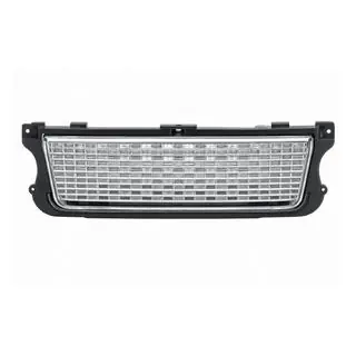 Radiator grille with side grilles, silver (2010-2012)