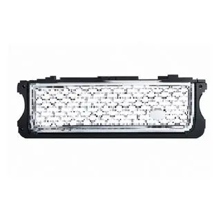 Radiator grille with side grilles, black frame (2010-2012)