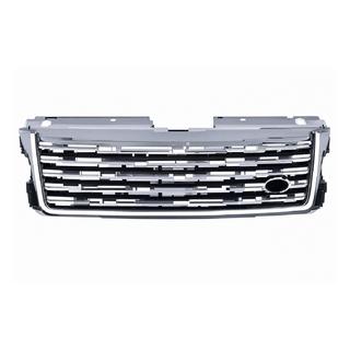 Black radiator grille with silver trims (facelift 2013→2023)