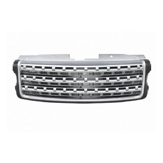 Grey radiator grille with silver mesh (2013)