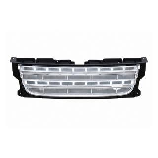 Radiator grille (facelift D4→D4) black frame / silver mesh Land Rover Discovery IV 2009-2017